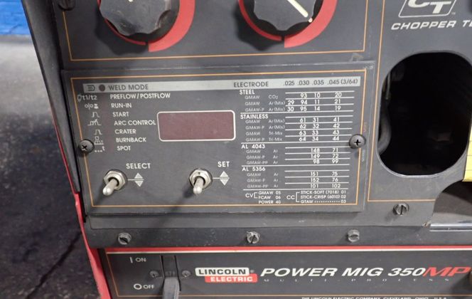 Lincoln Electric #Power-MIG-350-MP, Welder, 350 Amps, 34 VDC, 208-575 VAC - Image 2