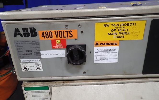 ABB IRB2400-M2000, Robot, 4.5 kVA, 475 V., 40186 hours, 2002 - Image 10