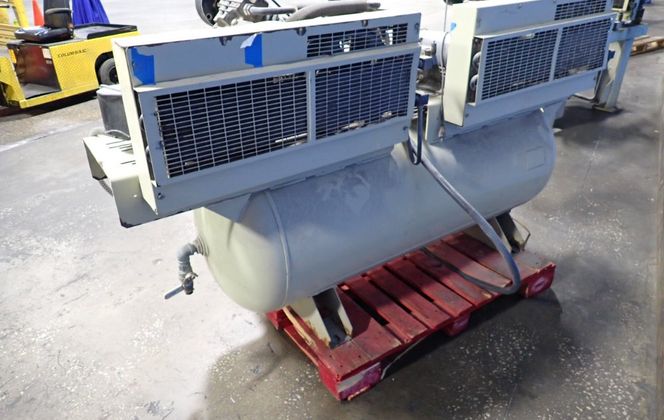 33.6 cfm, 175 psig, Ingersoll-Rand #2-2475E5-P, Air Compressor, 120 gallon Tank, 3 & 5 HP, 1465/1750 RPM - Image 3