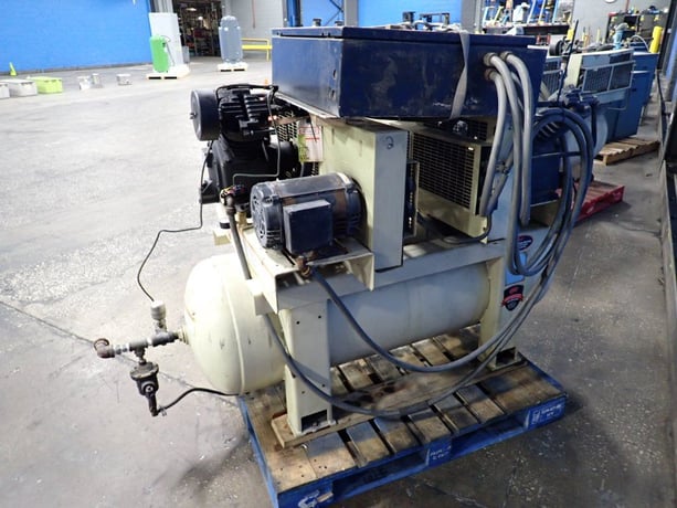 Ingersoll Rand #2475, Air Compressor, 80 gallon Tank, 5 & 3 HP, 1465/1740 RPM, 190-460 V. - Image 4