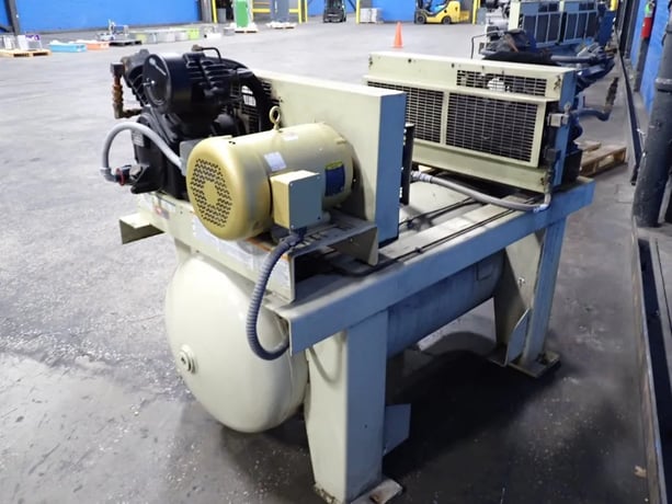 48 cfm, 175 psig, Ingersoll-Rand #2-2475E7.5V-FP, Air Compressor, 120 gallon Tank, 7.5 HP, 1770 RPM, 230/460 - Image 3