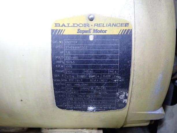 48 cfm, 175 psig, Ingersoll-Rand #2-2475E7.5V-FP, Air Compressor, 120 gallon Tank, 7.5 HP, 1770 RPM, 230/460 - Image 8