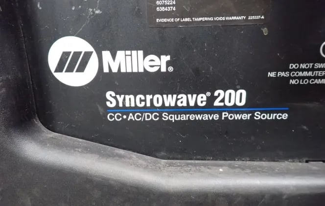 Miller #Syncrowave-200, Welder Unit, 200 Amps, 18 V AC/DC, 230 VAC - Image 5