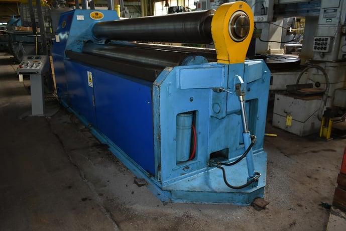 10' x 1/2" Sergi #C.I.3050X10/12, fully hydraulic 3-roll double pinch plate bending roll, 2001 - Image 3