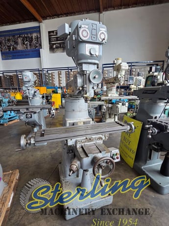 Ex-Cell-O #602, vertical mill, 9" x 42" table, variable speed head, 30" X, 16" Y, 12" Z, 85-4000 RPM, R-8 - Image 1