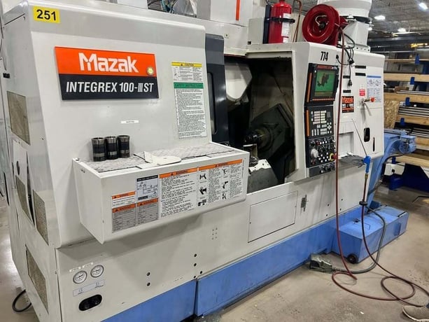 Mazak #Integrex-100-IIIST, CNC Lathe, 5-Axis, 18.5" Swing, 29.72" Machining length, 8" Chuck, 2" Bar, 6000 - Image 1