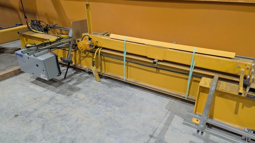 .25 Ton, (4 x 0.25 Ton), Kone, 48' Span, 15' lift, pendant, VFD bridge, 200' L freestanding structure, 2022 - Image 5