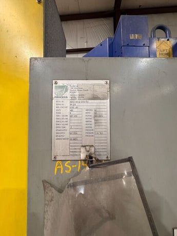 Proceco #HD50-48-G-2000-CO, Rotary Basket Parts Washer, 48" drum, 480 V. - Image 6