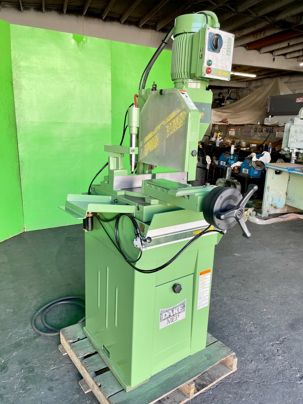 4-3/4" Dake #Tiger-350, Circular Cold Saw, 14" blade, 90 RPM, 3.25 HP - Image 3