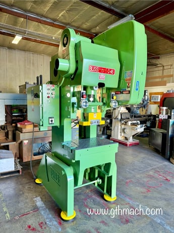 45 Ton, Bliss #C-45, Punch Press, air cooled, 3" stroke, 3" adj., 12-1/4" Shut Height, 100 SPM - Image 1