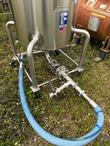 50 gallon Feldmeier, Stainless Steel Jacketed Vertical Pressure Tank, 75 psi @ 200&deg;F, 2021 - Image 3