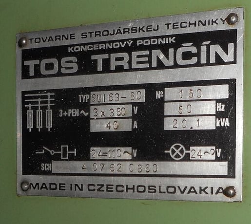 31.5" x 157" TOS Trencin #SUI-80, engine lathe - Image 5
