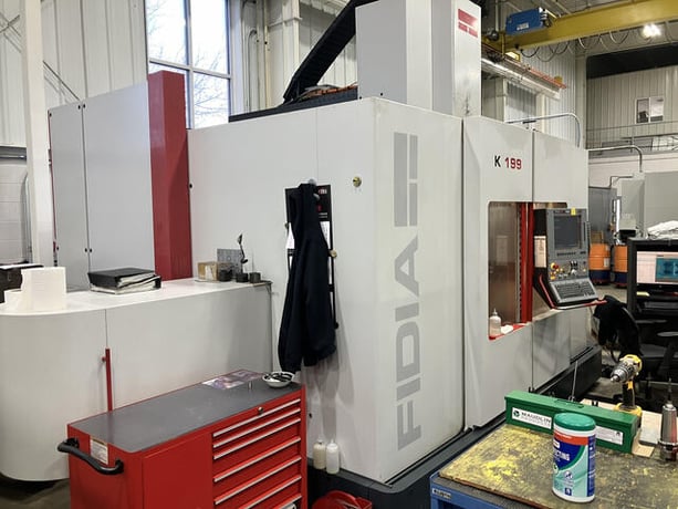 Fidia #K199, CNC vertical machining center, Fidia C-20 control, 24,000 RPM, 3-axis, 2007 - Image 5
