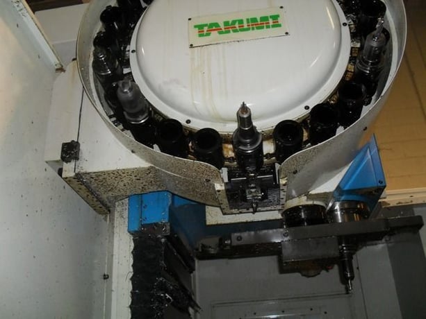 Takumi #V10A, CNC vertical machining center, 39" X, 20" Y, 22" Z, 10,000 RPM, 15 HP, 24 automatic tool - Image 3