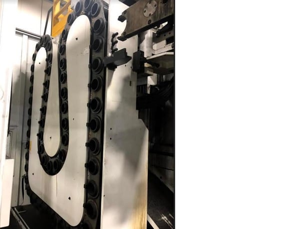 YCM #DCV-6030, CNC vertical bridge machining center, 2013 - Image 4