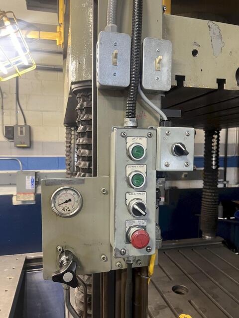 100 Ton Cincinnati Inc #Electroshape, die spotting press, 36" stroke, 2000 - Image 4