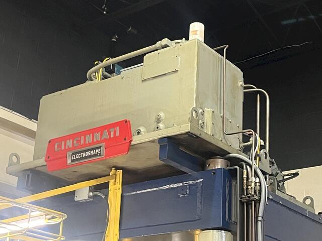 100 Ton Cincinnati Inc #Electroshape, die spotting press, 36" stroke, 2000 - Image 9
