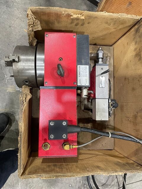 8.27" Haas #HRT210, rotary table, - Image 7