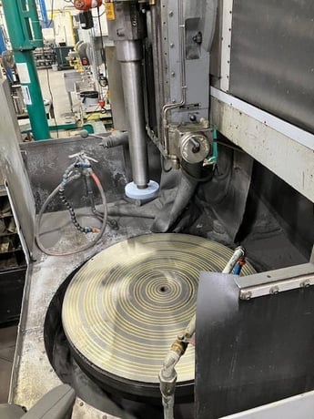 Springfield #2-1/2-ATR, rail-type vertical universal grinder, 36" table, 1980 - Image 2