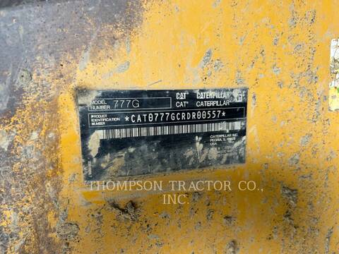 Caterpillar 777 G, 15454 hours, S/N: RDR00557, 2019 - Image 6