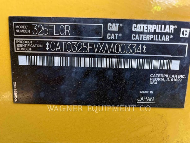 Caterpillar 325FLCR, 3861 hours, S/N: XAA00334, 2016 - Image 6
