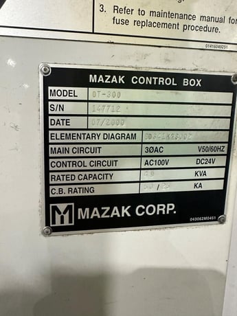 Mazak #Quick-Turn-300x1250, CNC lathe, Mazatrol PC Fusion 640T Control, 23.6" swing, 49.2" centers, 3-jaw 12" - Image 6