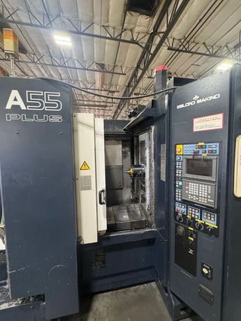 LeBlond Makino #A55-Plus, CNC horizontal machining center, 22" X, 22" Y, 22" Z, 12000 RPM, 60 automatic tool - Image 2