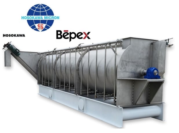 Hosokawa Bepex Rietz, Stainless thermascrew dryer thermal screw blancher, 375 cu.ft. - Image 1