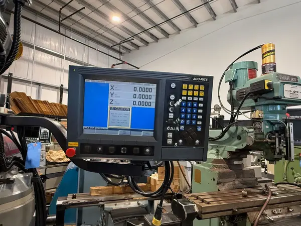 Acer #EVS-3VSII, CNC vertical mill, 9" x49" tbl., 3 HP, 31" X, 12" Y, 16" Z, 60-4200 RPM, R-8, 3-Axis - Image 8
