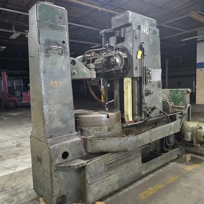 Gould & Eberhardt #48HWD, Vertical Gear Hobber, 48" diameter, 23" vertical travel, 8" max. hob diameter, 32" - Image 1