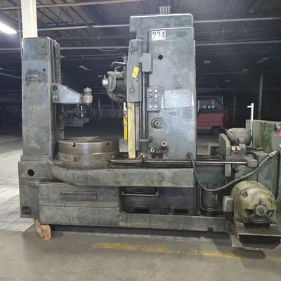 Gould & Eberhardt #48HWD, Vertical Gear Hobber, 48" diameter, 23" vertical travel, 8" max. hob diameter, 32" - Image 2