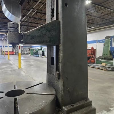 Gould & Eberhardt #48HWD, Vertical Gear Hobber, 48" diameter, 23" vertical travel, 8" max. hob diameter, 32" - Image 4