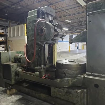 Gould & Eberhardt #48HWD, Vertical Gear Hobber, 48" diameter, 23" vertical travel, 8" max. hob diameter, 32" - Image 5