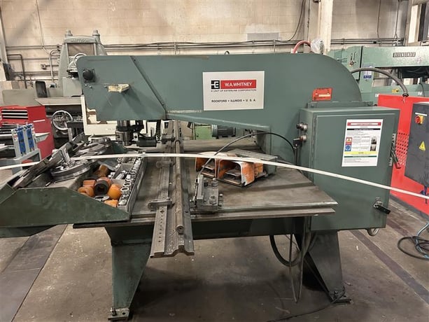15 Ton, Whitney #615, duplicating punch, 36" throat, 120 SPM, 1/4"-2" adj., 3/4" diameter x 1/4" thick punch - Image 4