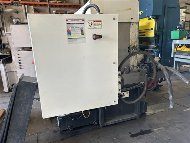 37" x 60" Timesavers #Lynx-37MWT-DB-60, belt sander, 6" drum head, 15-45 FPM, 20 HP, 38" passline, 2024 - Image 3