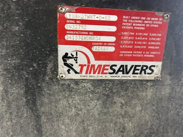 37" x 60" Timesavers #Lynx-37MWT-DB-60, belt sander, 6" drum head, 15-45 FPM, 20 HP, 38" passline, 2024 - Image 4