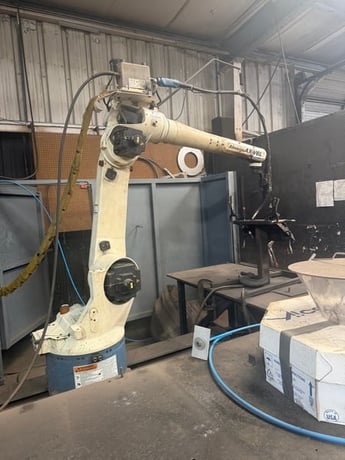 OTC Daihen #Almega-AX-V6L, Robotic Manipulator, 6kg 13.2 lb. payload, 2006mm 79" reach, tables, 2007 - Image 1