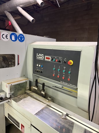 Leadermac #518S, starter millwork package, 5 head moulder, 2021, Diehl SL 60 Ripsaw, Smaller Ripsaw, and Dust - Image 1
