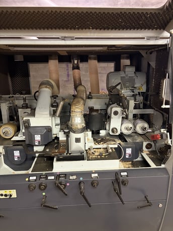 Leadermac #518S, starter millwork package, 5 head moulder, 2021, Diehl SL 60 Ripsaw, Smaller Ripsaw, and Dust - Image 2