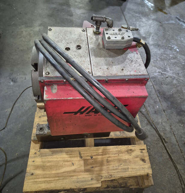 12.2" Haas #HRT310-SP, 4-Axis CNC Rotary Table Indexer, T-slotted face, 17-pin connector, Haas Servo control - Image 3