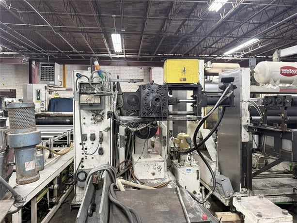 6" Welex #6.0 30D, extruder, 30:1 L/D, 500 HP Reliance AC Motor, Air-Cooled, Vented Barrel, 6 Barrel Zones, 9 - Image 6