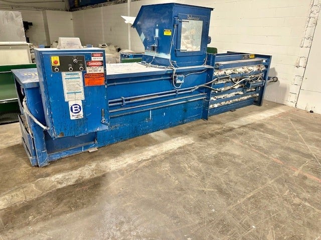 Balemaster #472-A, 72" x 36" x 30" Horizontal Closed Door Baler, 30" x 30" Feed Opening, 20 HP motor - Image 1