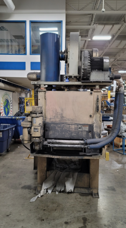 18" Timesavers #CS-180, Multi-Directional Deburring Machine, 27" Disk diameter, 4000 RPM, 15 FPM Conveyor - Image 5