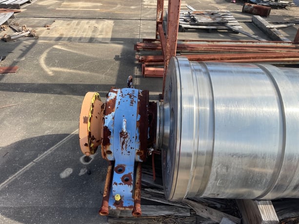 Sharples #PM70000/P5400, decanter rotating assembly only, no gearbox, tiled scroll - Image 6