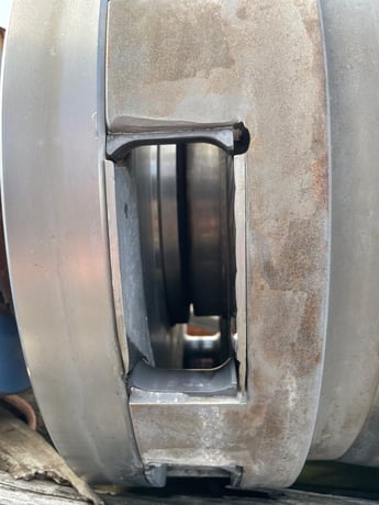 Sharples #PM70000/P5400, decanter rotating assembly only, no gearbox, tiled scroll - Image 9