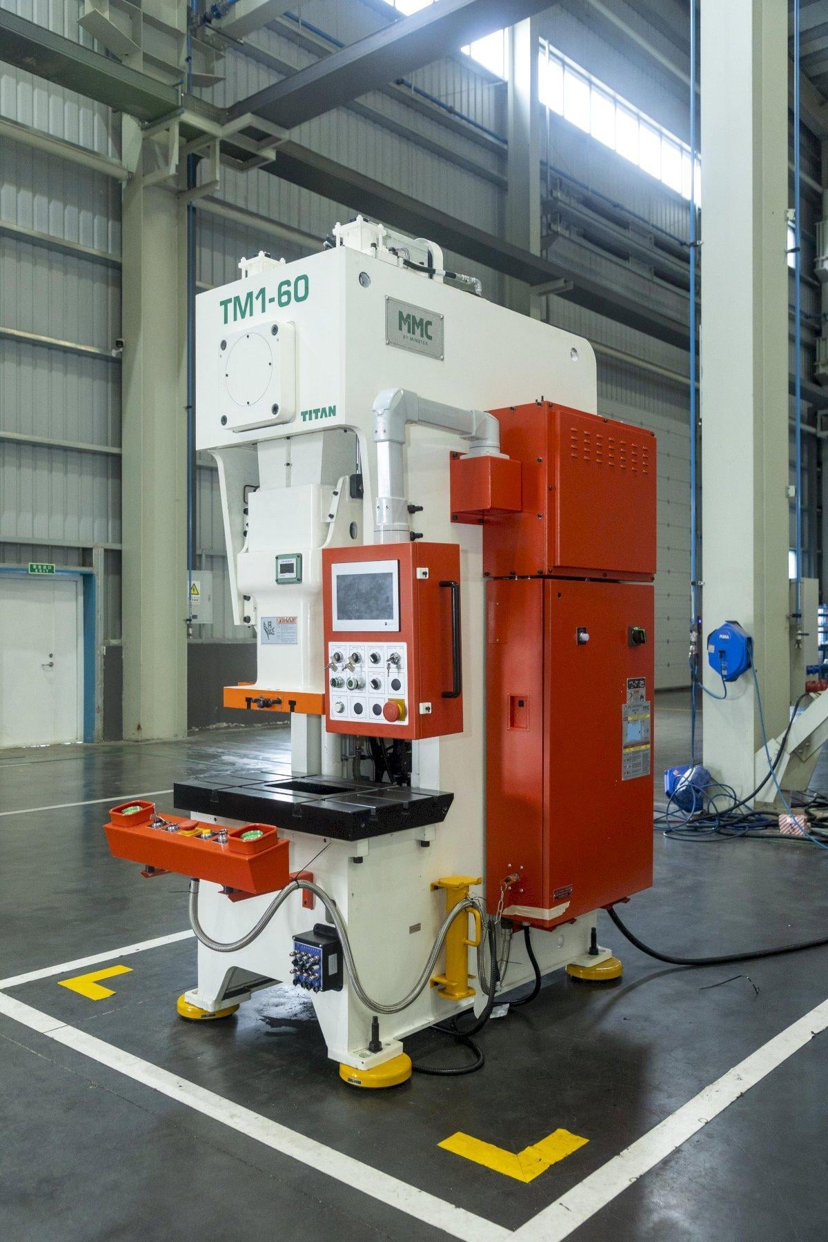 66 Ton, Stock Minster MMC Titan #TM1-60, single point gap press, 4.72" stroke, 12.2" Shut Height, 2.95" adj. - Image 3