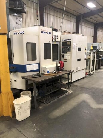 Daewoo Doosan #DHM-500, Horizontal Machining Center, 2001 - Image 2