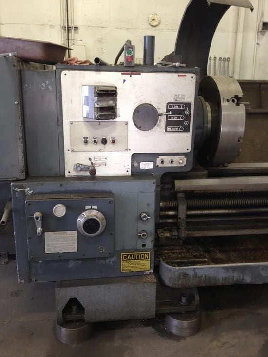 26" x 120" Lodge & Shipley #Powerturn-2516, Oil Field & Hollow Spindle Lathe, 6" spindle bore, 24" chucks, 30 - Image 4