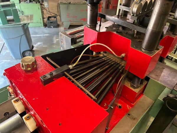4.7" x 0.05" Bruderer #1012.1, Coil Straightener/Leveler, 19 rolls, 0.39" roll diameter, variable speed, 220 - Image 4
