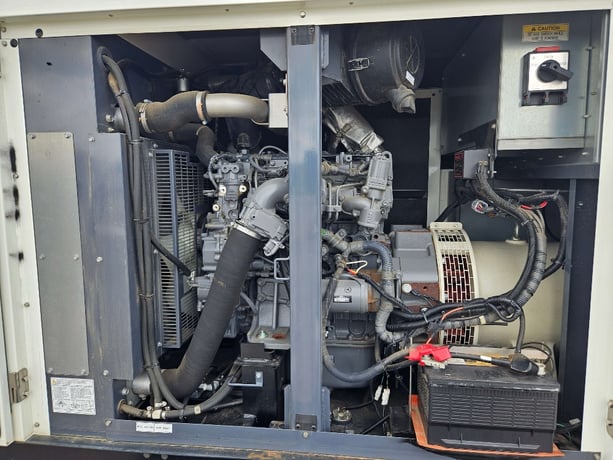 55 KW Allmand #MP65-8E1, 120/240/208/277/480 Volts, 1703 hours, Isuzu BR-4JJ1X engine, trailer mounted, Tier - Image 2